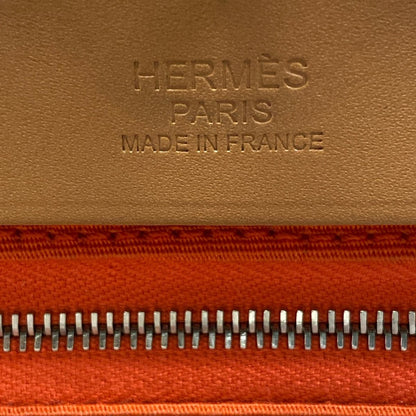 Hermes Handbag Herbag Zip PM Capucines Natural Silver — view 9