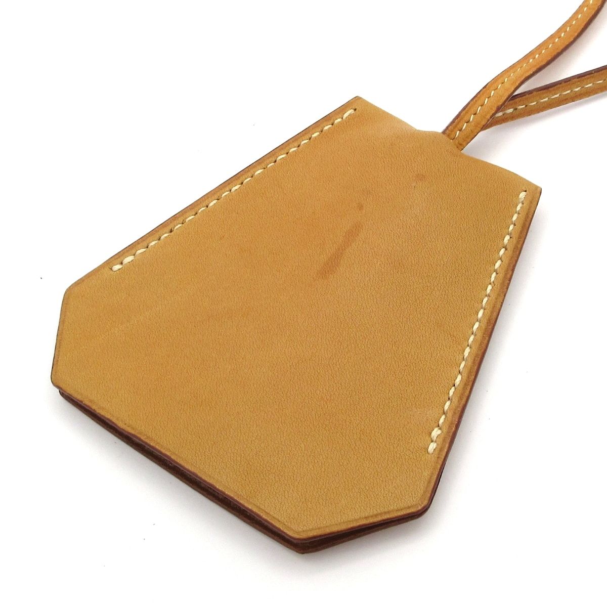 Hermes Necklace Long Leather Gold Clochette