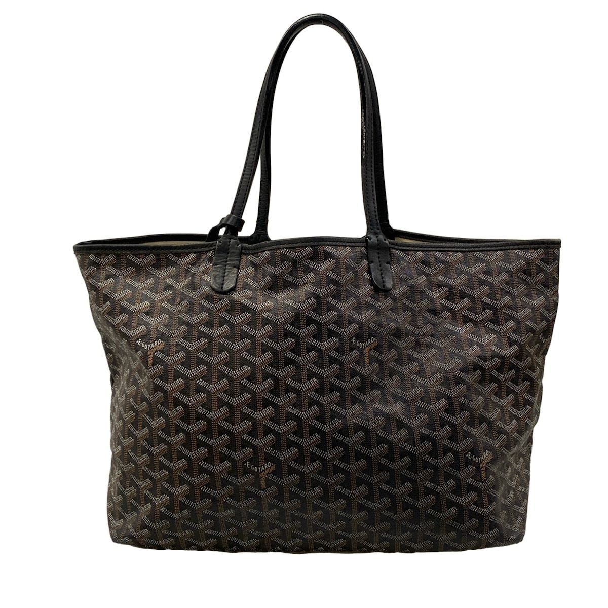 Goyard Tote Saint Louis PM Black Leather — view 3