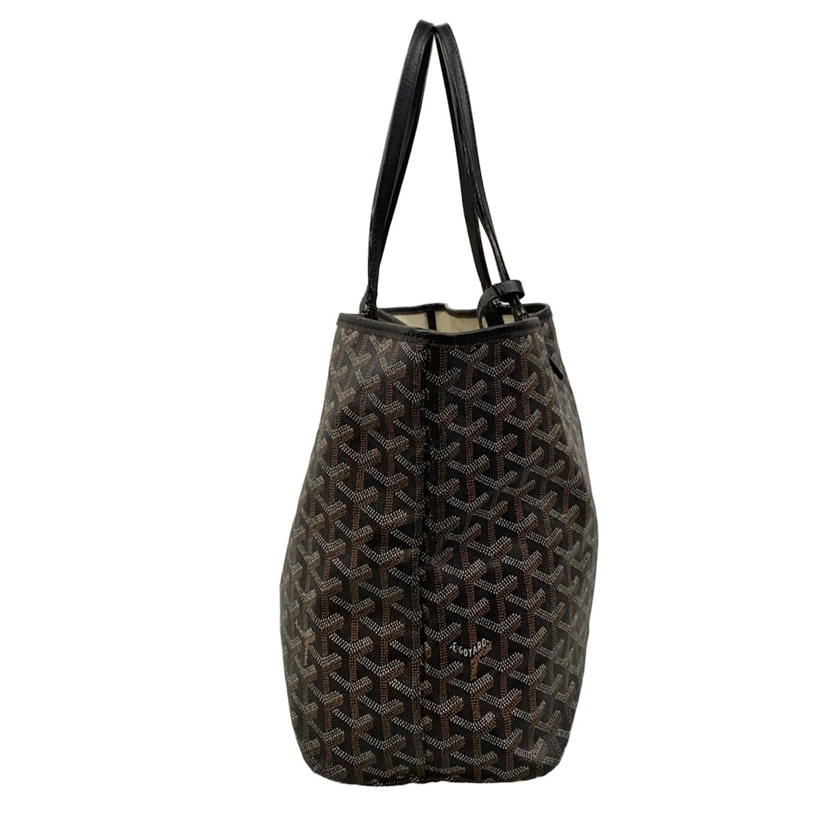 Goyard Tote Saint Louis PM Black Leather — view 4
