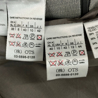 Max Mara Skirt Set Gray Long Sleeve Knee Length — view 6