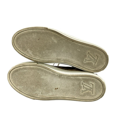 Louis Vuitton Sneakers 34.5 Stella Line Monogram Gold High Cut Leather — view 8