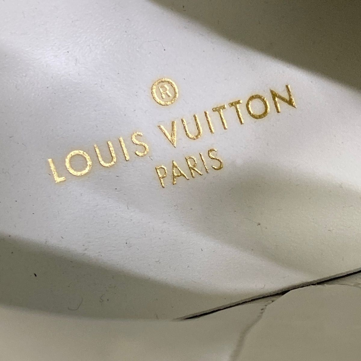 Louis Vuitton Sneakers 34.5 Stella Line Monogram Gold High Cut Leather — view 9
