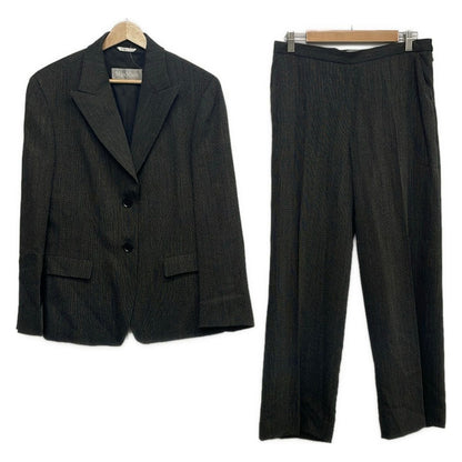 Max Mara Pants Suit Dark Gray Wool