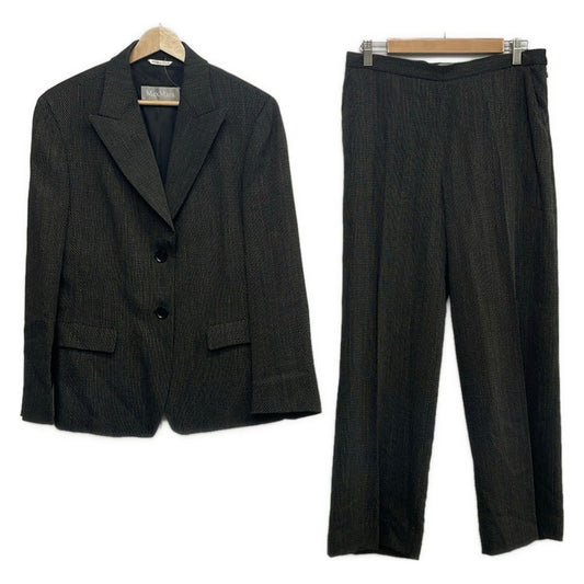 Max Mara Pants Suit Dark Gray Wool