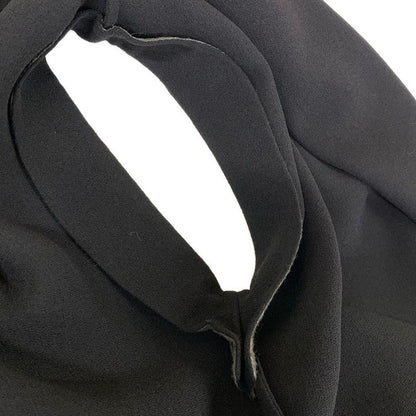 Hermes Vest 38 M Black Gold Tairokken Long Gilet Dress Silk — view 5