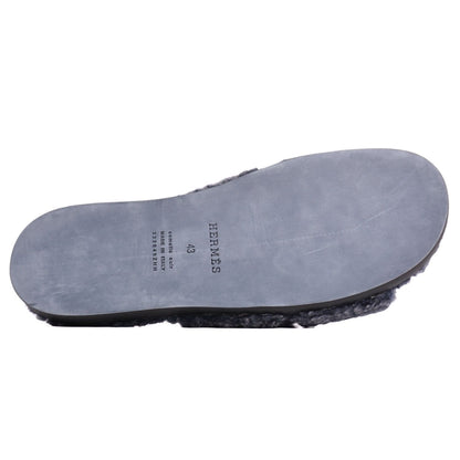 Hermes Izmir Sandals Shearling Shear — view 8