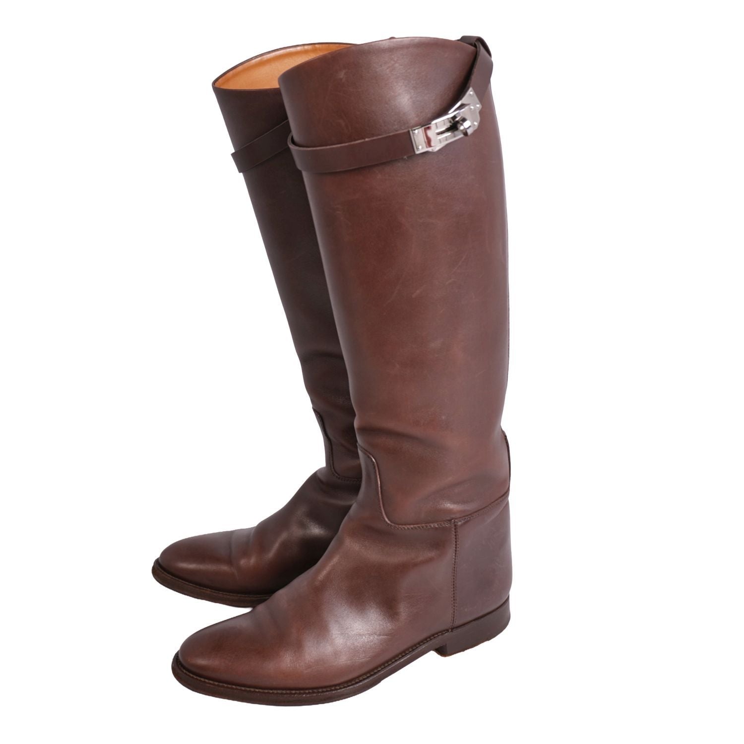 Hermes Jumping Boots Brown — view 2