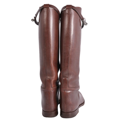 Hermes Jumping Boots Brown — view 5