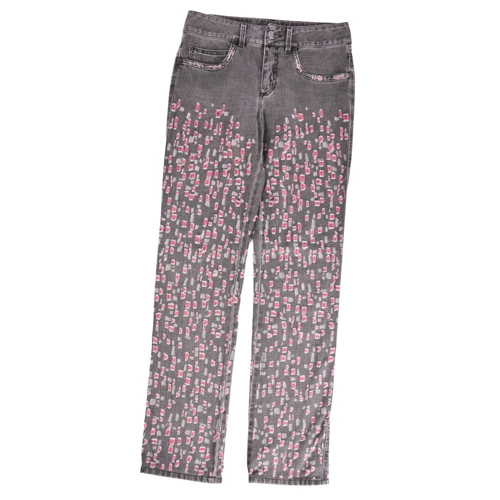 Chanel Pants Black Denim Distressed — view 2