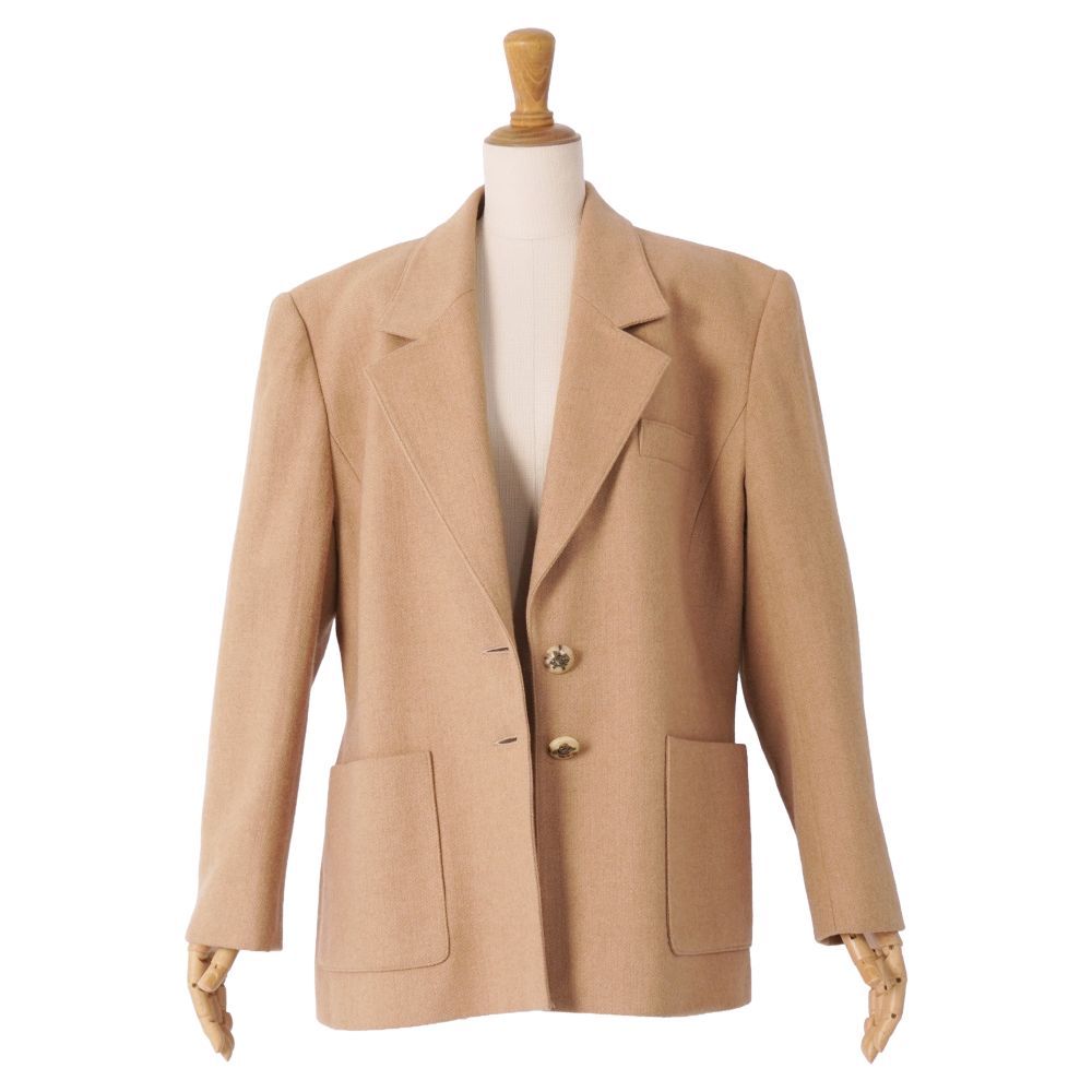 Hermes Vintage Jacket Tailored Camel Head — view 4