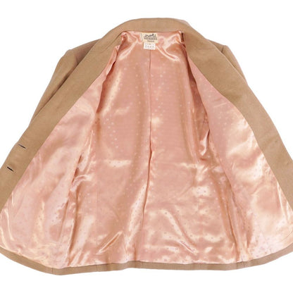 Hermes Vintage Jacket Tailored Camel Head — view 7