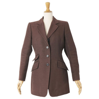Hermes Jacket Tailored Cotton Gabardine — view 3