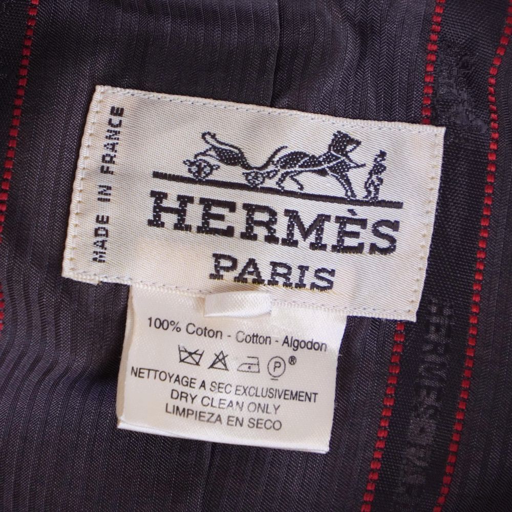 Hermes Jacket Tailored Cotton Gabardine — view 9