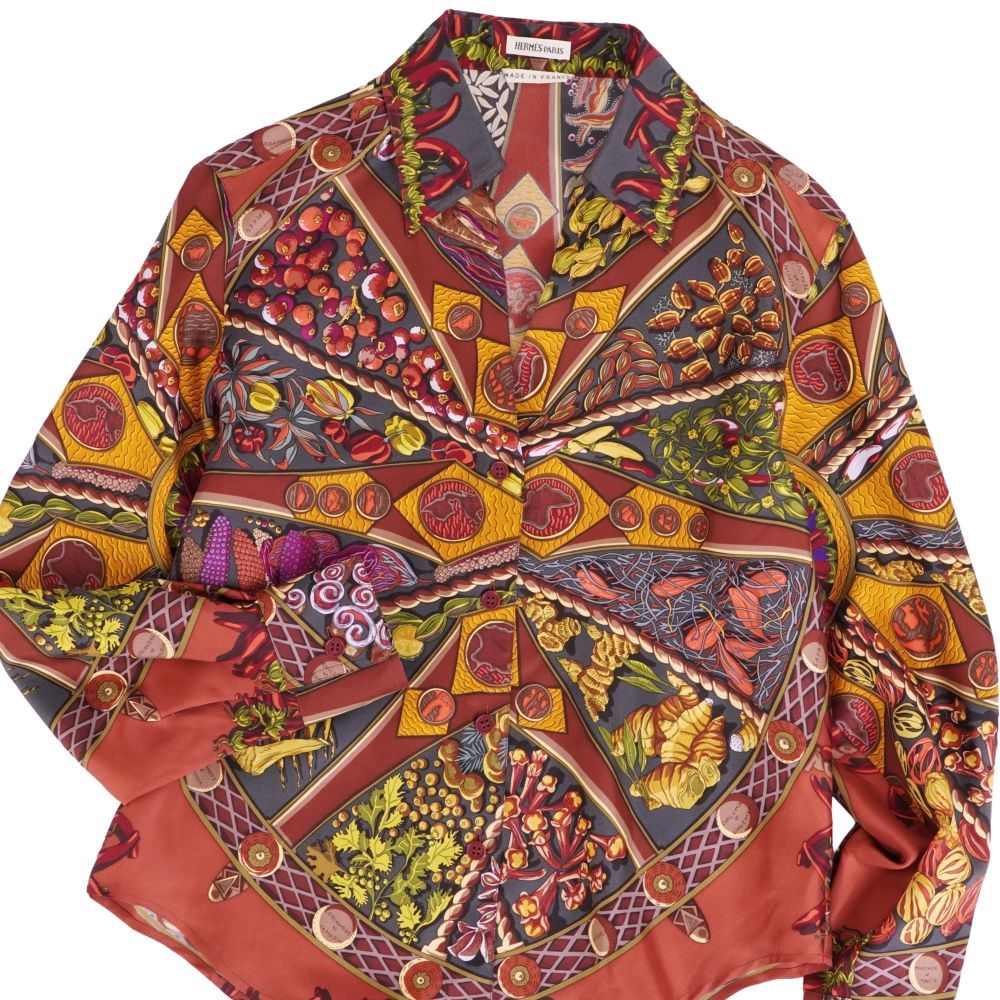Hermes Shirt Martin Margiela Era Open Color Blouse — view 2