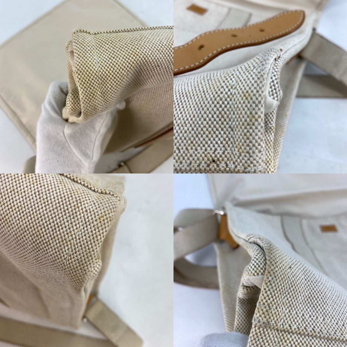 Hermes Shoulder Bag Mother's Canvas Crossbody Business — view 5