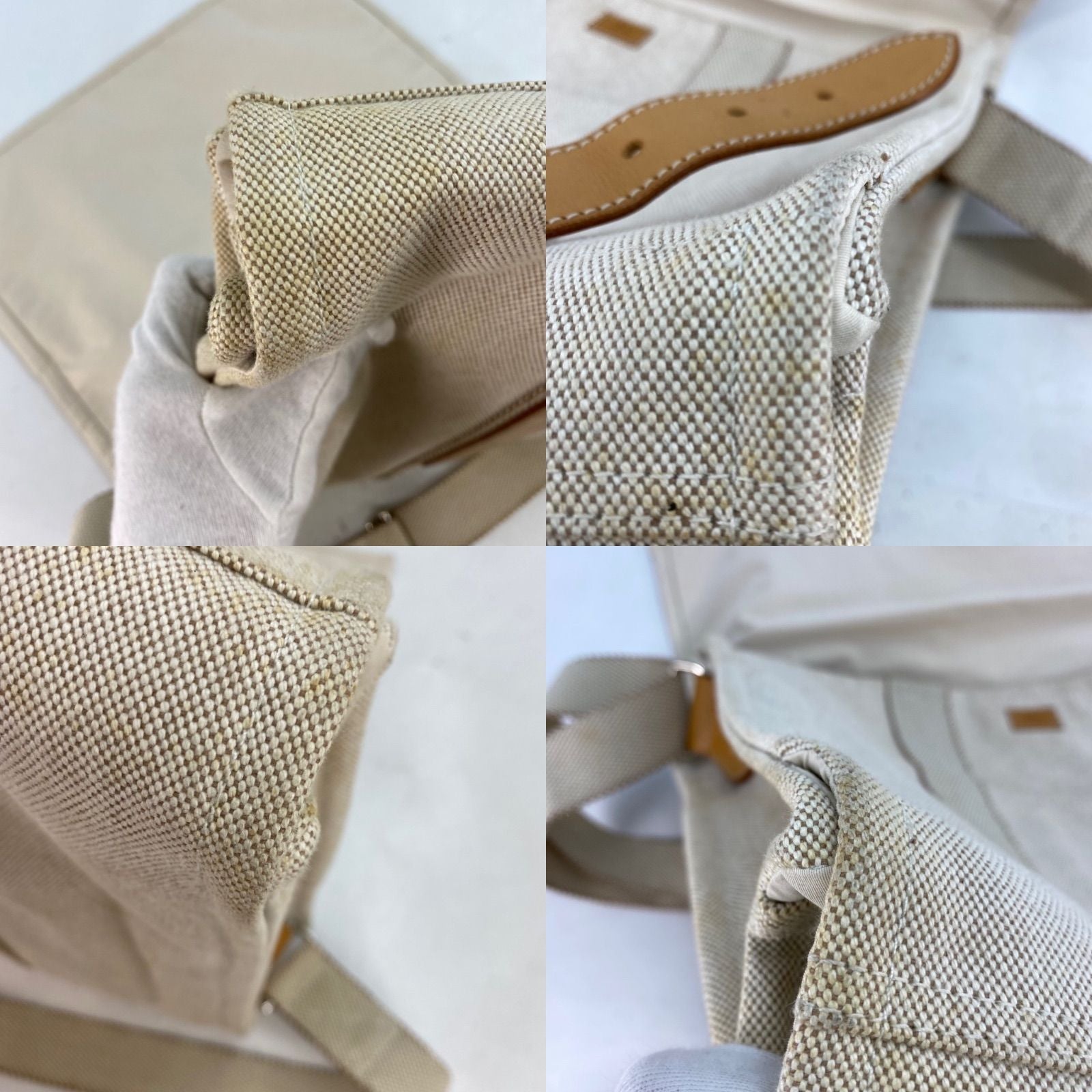 Hermes Shoulder Bag Mother's Canvas Crossbody Business — view 5