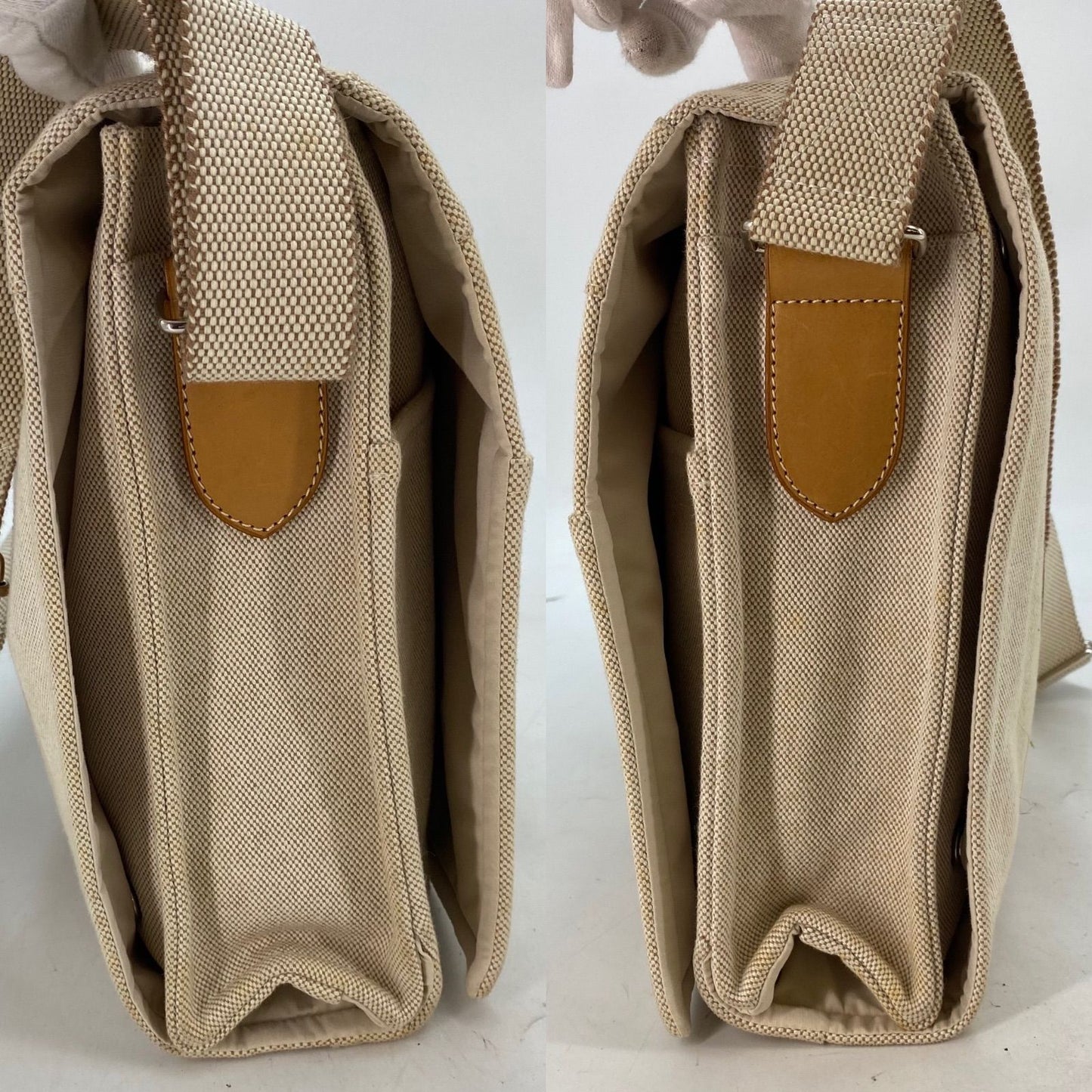Hermes Shoulder Bag Mother's Canvas Crossbody Business — view 6