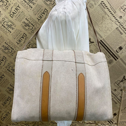 Hermes Shoulder Bag Mother's Canvas Crossbody Business — view 2