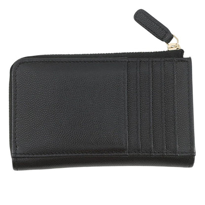 Chanel Coin Case CC Logo Fragment Caviar Leather Wallet Black — view 3