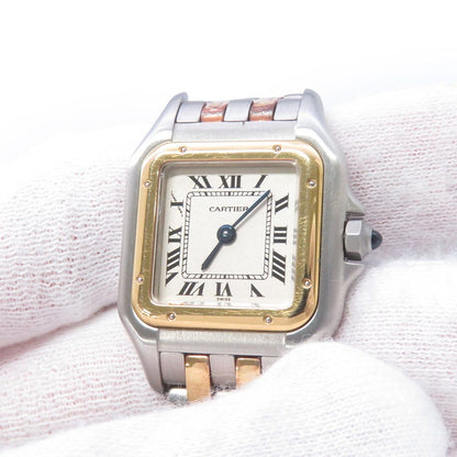 Cartier Panthere 2 Row SM Watch Ivory Dial Quartz — view 4