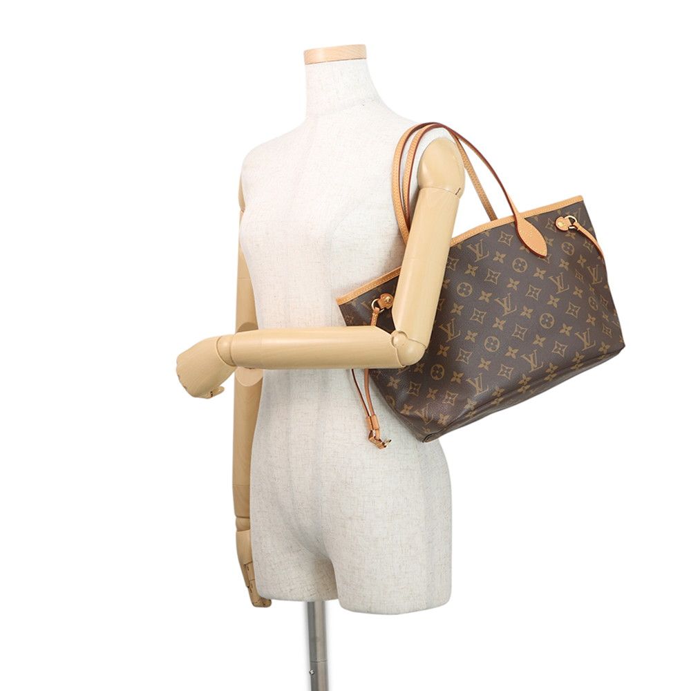 Louis Vuitton Tote Monogram Neverfull PM Shoulder Bag Pouch — view 4