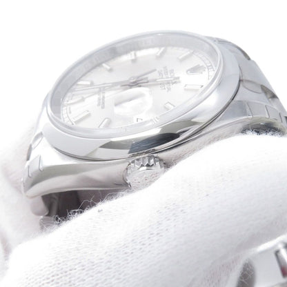 Rolex Datejust 36 Number Watch Silver Dial — view 4