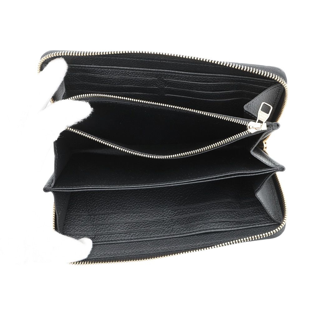 Louis Vuitton Wallet Monogram Empreinte Zippy Black — view 4