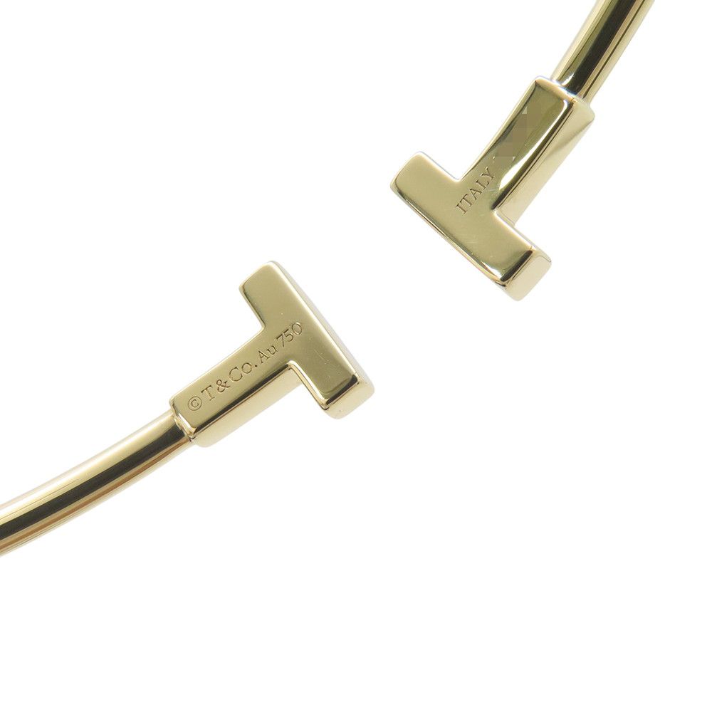 Tiffany & Co Bracelet T Wire 18k Yellow Gold Bangle — view 7