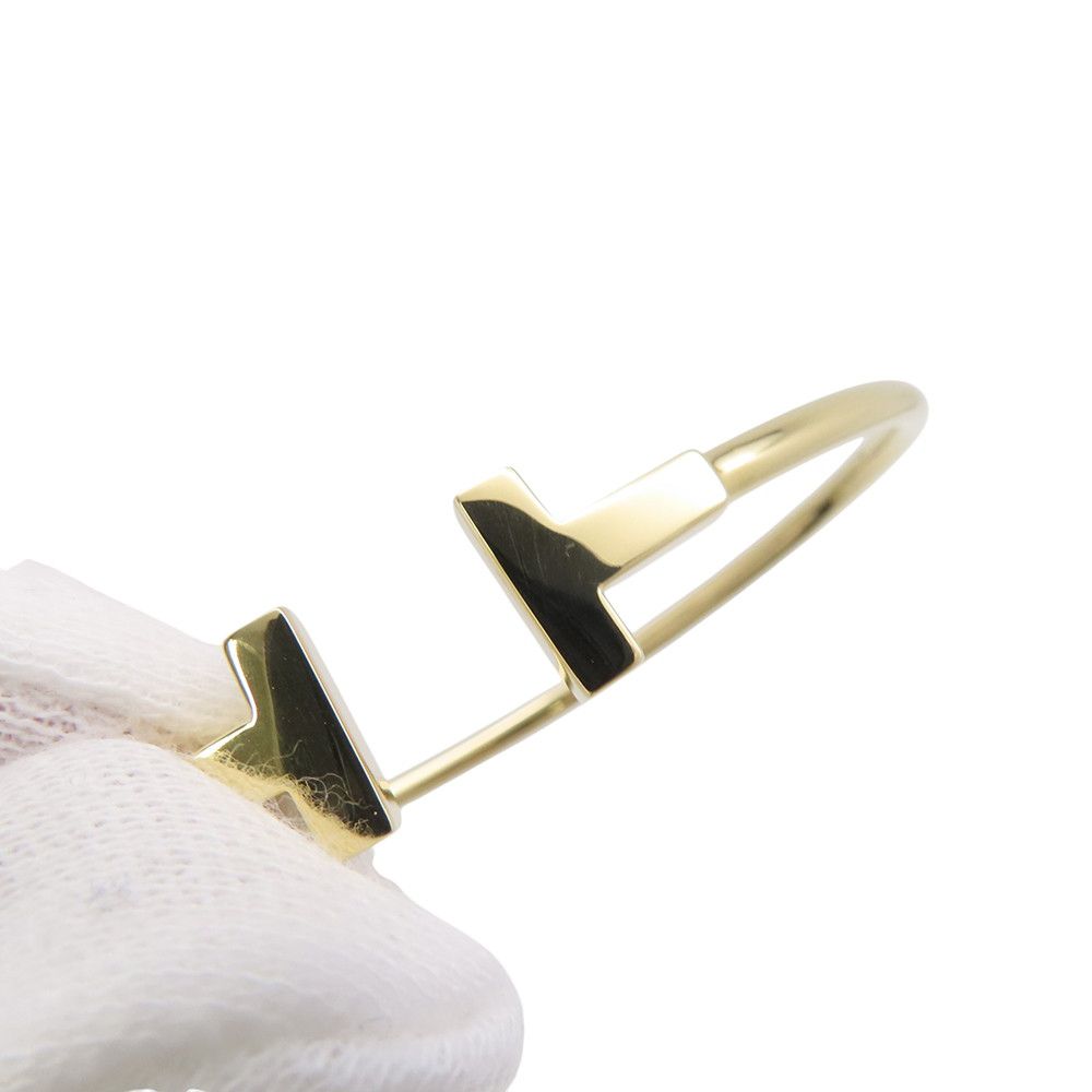 Tiffany & Co Bracelet T Wire 18k Yellow Gold Bangle — view 9