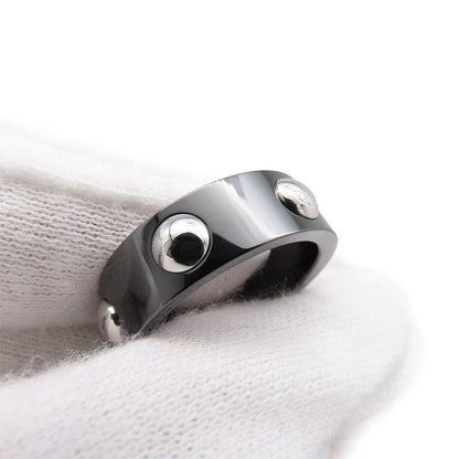 Louis Vuitton Ring Petite Bague Diamond Black Ceramic — view 5