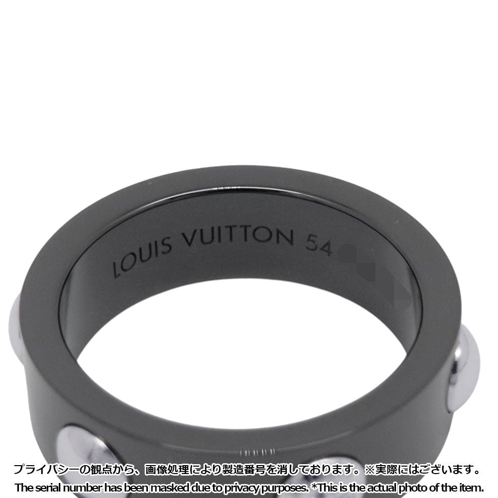 Louis Vuitton Ring Petite Bague Diamond Black Ceramic — view 7