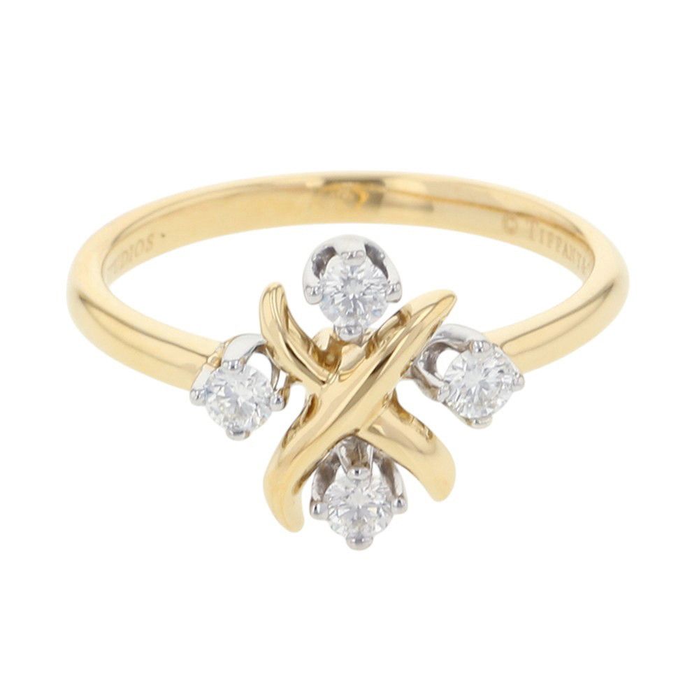 Tiffany & Co Ring Jean Schlumberger Diamond 18k Yellow Gold