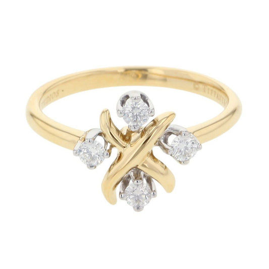 Tiffany & Co Ring Jean Schlumberger Diamond 18k Yellow Gold