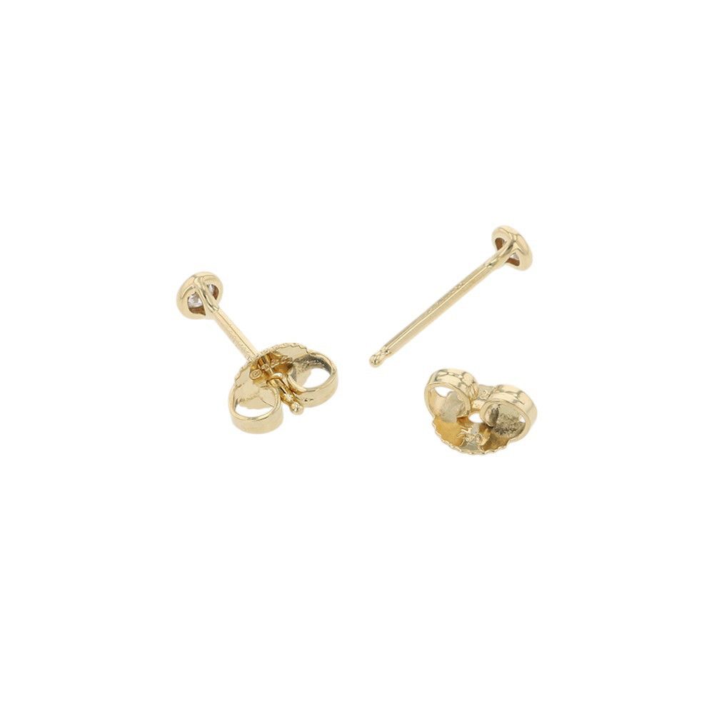 Tiffany & Co Earrings Elsa Peretti by the Yard Diamond Total 18k Yellow Gold — view 3