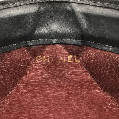 Chanel CC Logo Quilted Leather Clutch Black — view 9