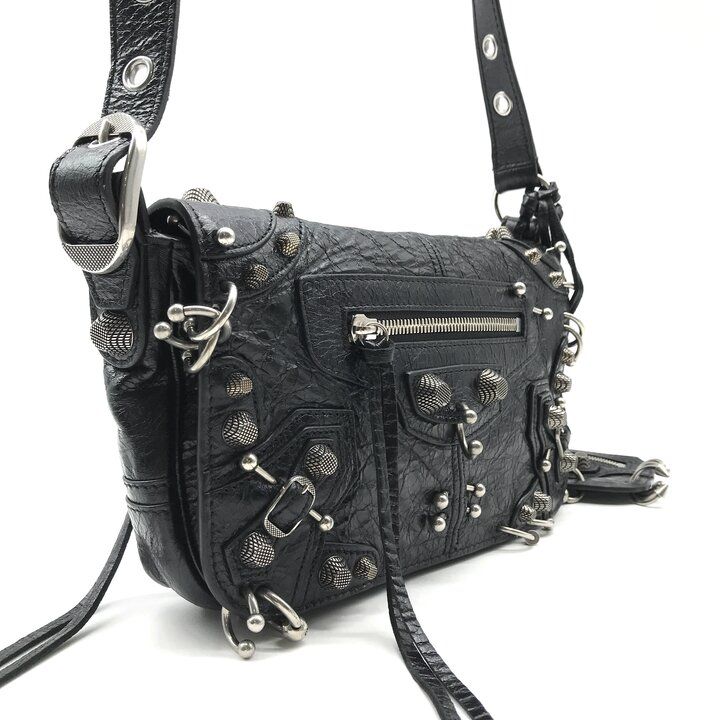 Balenciaga le Cagole Shoulder Bag Black Purse — view 3