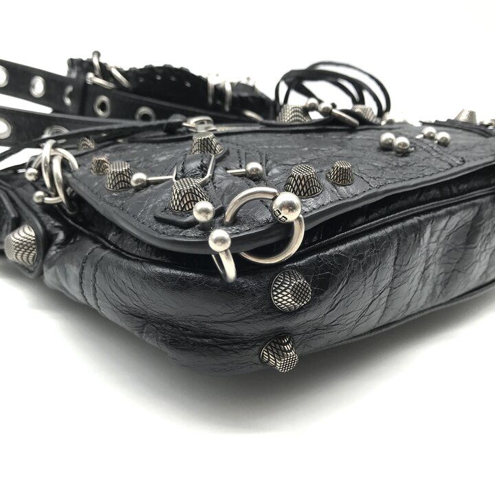 Balenciaga le Cagole Shoulder Bag Black Purse — view 5