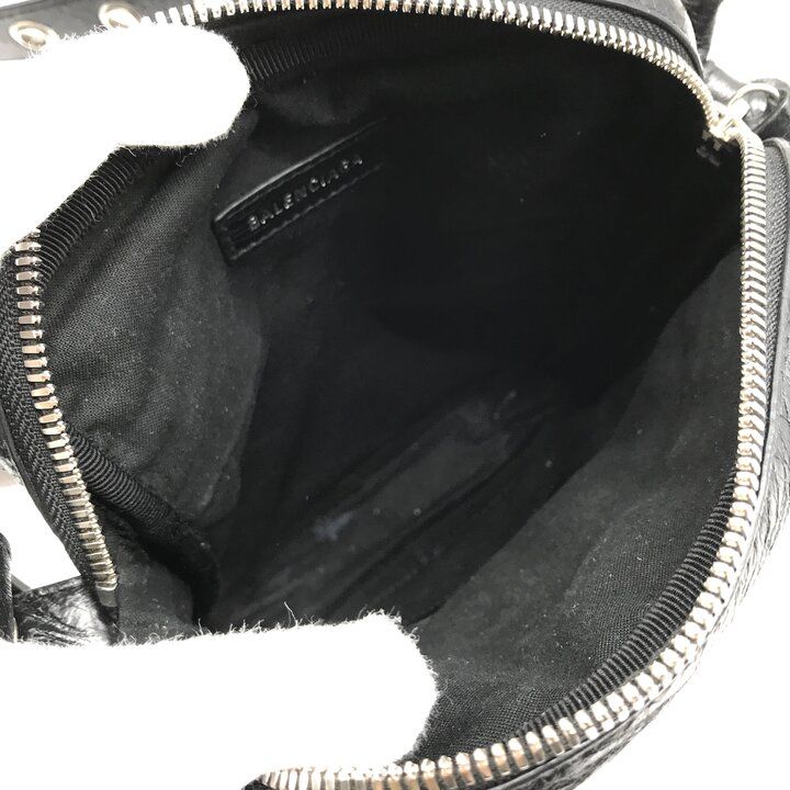 Balenciaga le Cagole Crossbody Shoulder Bag Black Purse — view 7