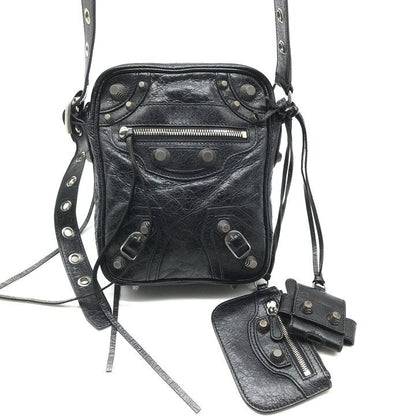 Balenciaga le Cagole Crossbody Shoulder Bag Black Purse
