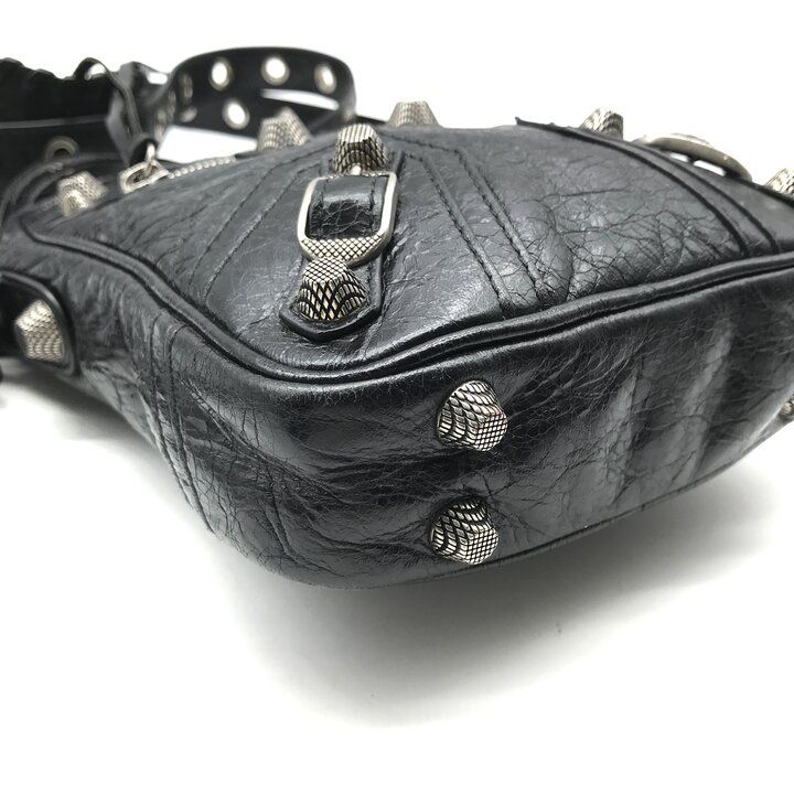Balenciaga le Cagole Crossbody Shoulder Bag Black Purse — view 4