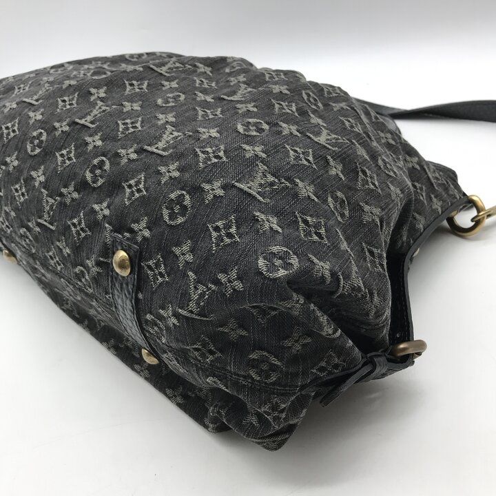 Louis Vuitton Monogram Denim Neo Gavi Tote Black Purse — view 6
