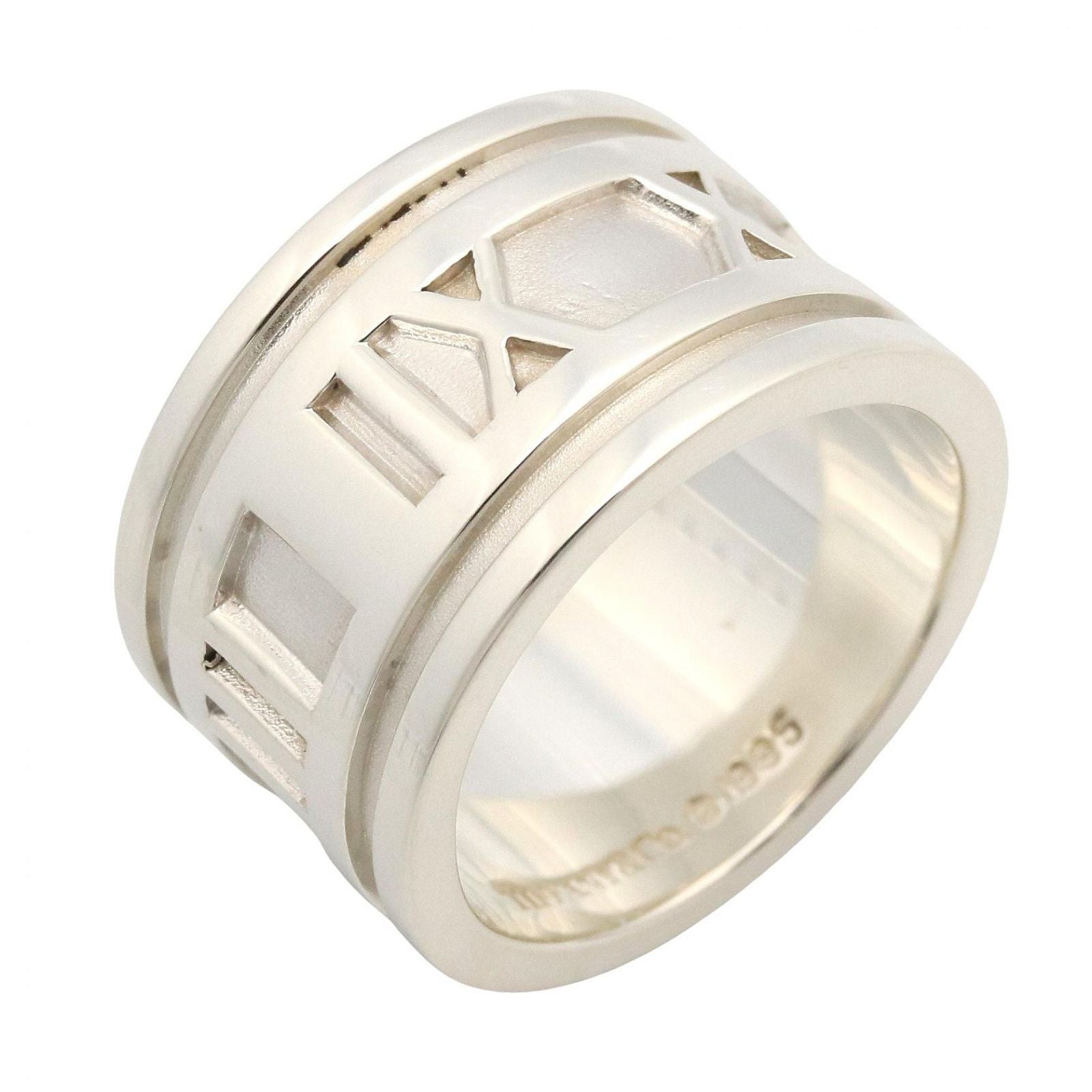 Tiffany & Co Ring Atlas Wide 925 Sterling Silver