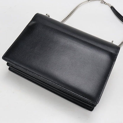 Saint Laurent Sunset YSL Monogram Shoulder Bag Leather — view 2