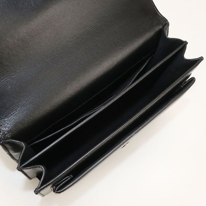 Saint Laurent Sunset YSL Monogram Shoulder Bag Leather — view 3