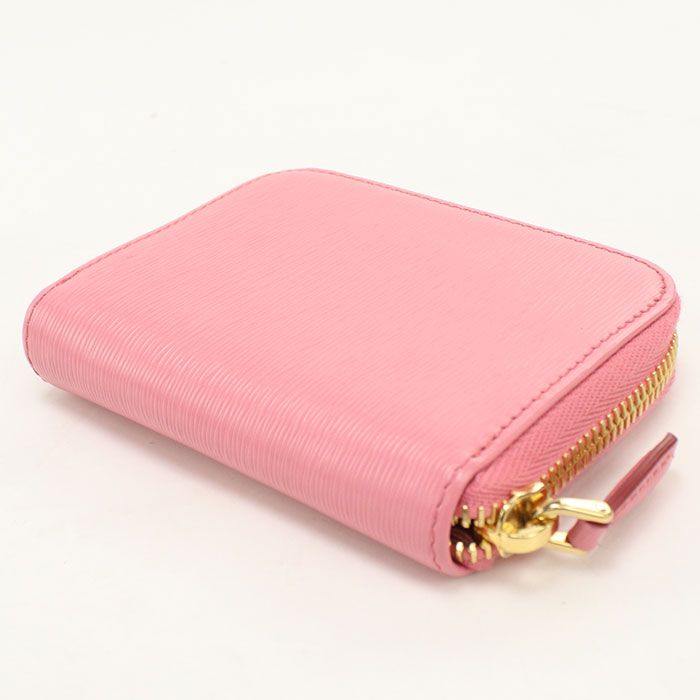 Prada Coin Case Saffiano Leather 1 268 Purse — view 2