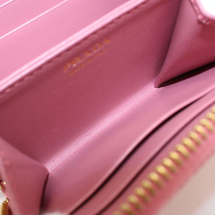Prada Coin Case Saffiano Leather 1 268 Purse — view 4