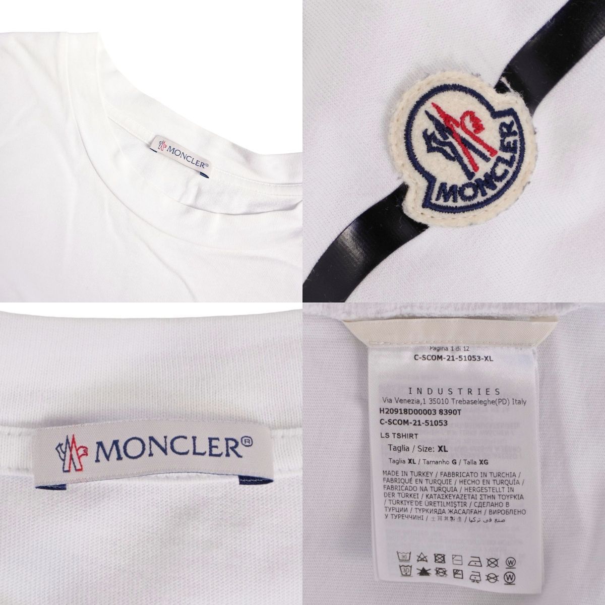Moncler T-Shirt Long Sleeves — view 5