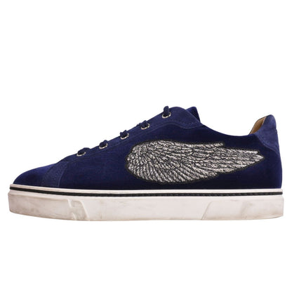 Hermes Sneakers Lace Up Low Cut Velvet — view 7