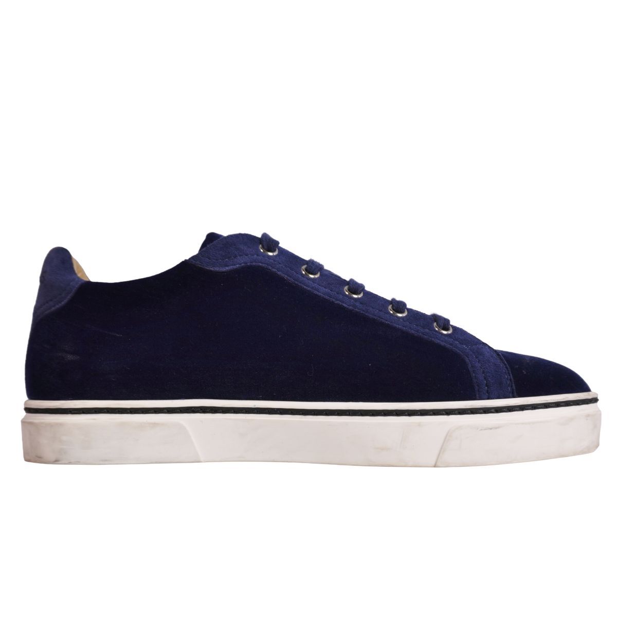 Hermes Sneakers Lace Up Low Cut Velvet — view 6